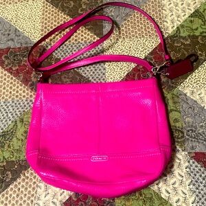 Coach crossbody with short or long adjustable straps